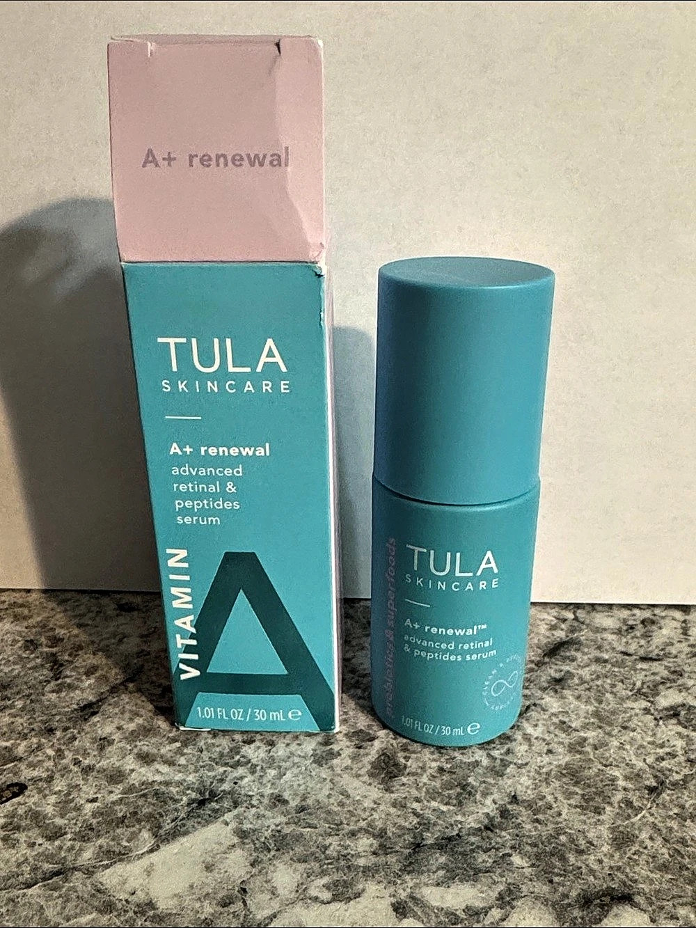 TULA A+ renewal advanced retinal & peptides serum Retinal Peptide Serum 1.01 oz